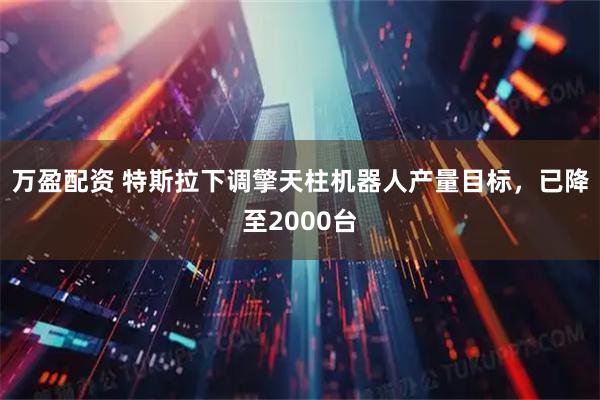 万盈配资 特斯拉下调擎天柱机器人产量目标，已降至2000台